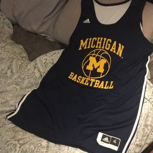 Adidas Michigan Basketball Jersey Reversible XL